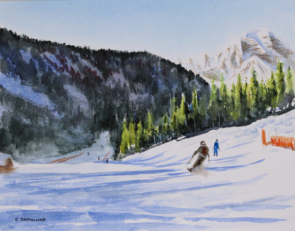 Cliff Swanlund artwork 'FIRST RUN ON PIKA' at Canada House Gallery