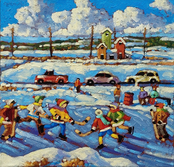 Rod Charlesworth artwork 'ALBERTA ICE' at Canada House Gallery