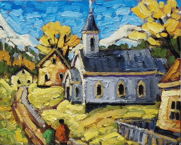 Rod Charlesworth artwork 'AUTUMN, FIELD BC' at Canada House Gallery