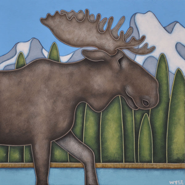 Peter Wyse artwork 'MOOSE' at Canada House Gallery