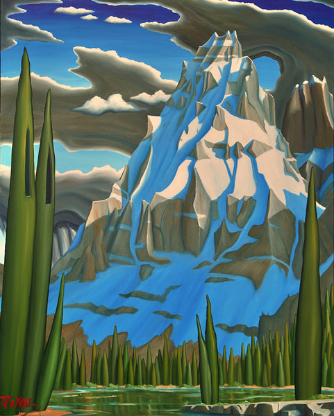 Glenn Payan artwork 'HUBER, CASCADE LAKES, YOHO' at Canada House Gallery