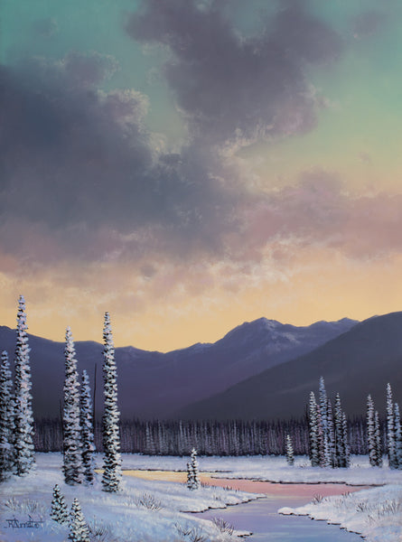 Roger D Arndt artwork 'WINTER PASTEL' at Canada House Gallery