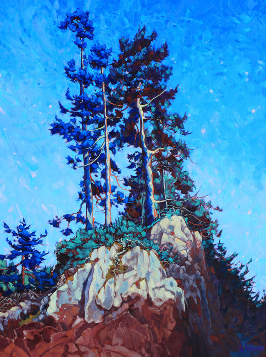 Dominik J Modlinski artwork 'COASTAL BLUES' at Canada House Gallery