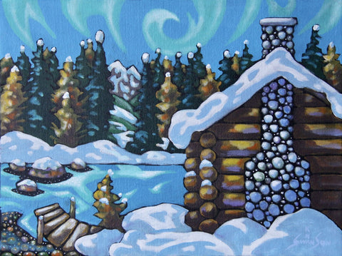 CABIN IN THE SNOW