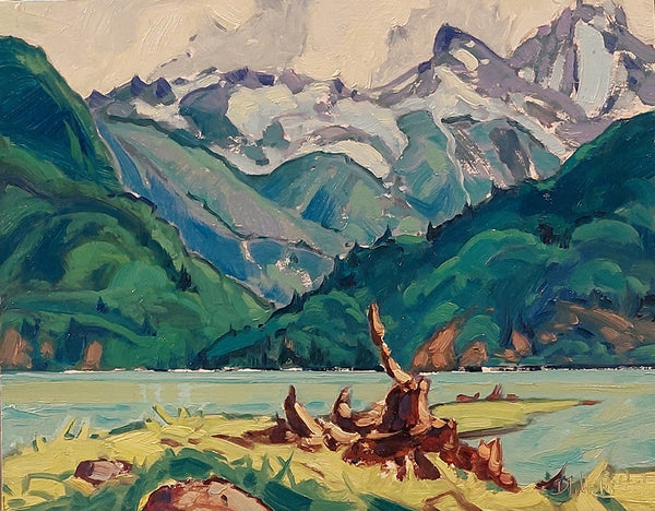 Dominik J Modlinski artwork 'BELLA COOLA INLET' at Canada House Gallery