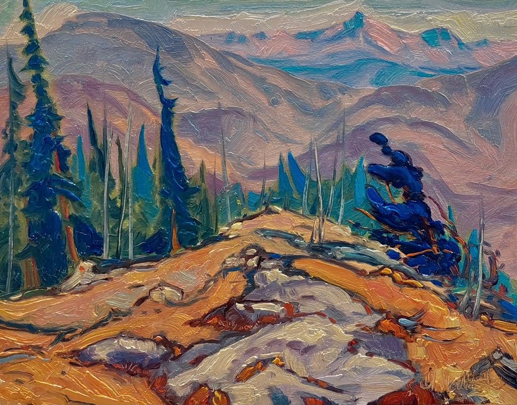 Dominik J Modlinski artwork 'ALPINE SUMMER' at Canada House Gallery