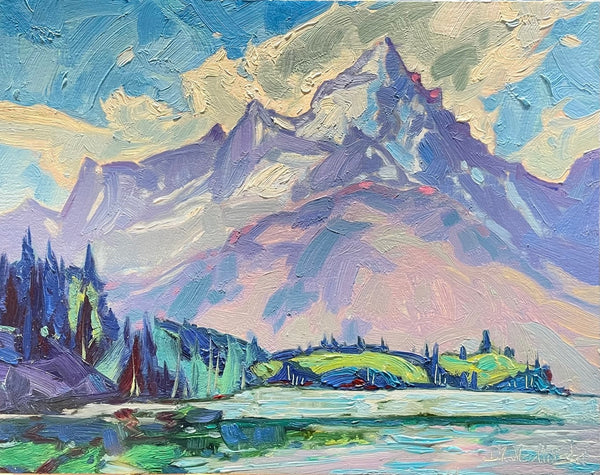 Dominik J Modlinski artwork 'MORNING OVER CHILKO LAKE' at Canada House Gallery