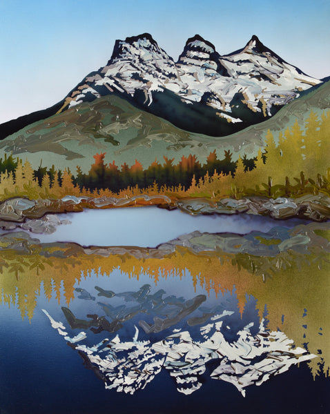 Sheila Kernan artwork 'TRANSCENDING PEAKS' at Canada House Gallery