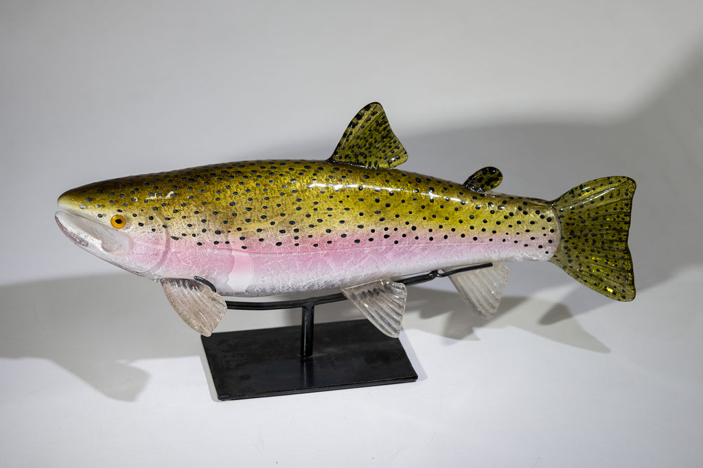 Ryan Bavin artwork 'RAINBOW TROUT #240211-1' at Canada House Gallery