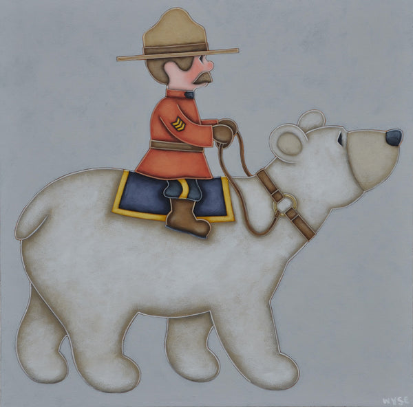 Peter Wyse artwork 'SMOKEY THE BEAR' at Canada House Gallery