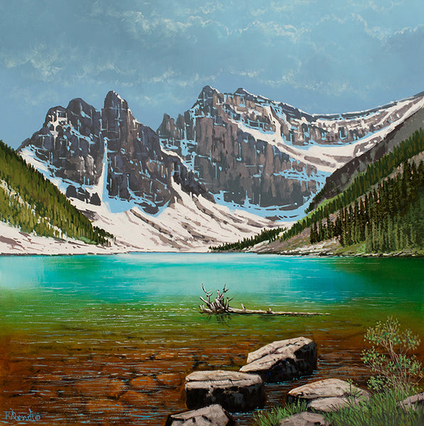 Roger D Arndt artwork 'LAKE AGNES' at Canada House Gallery