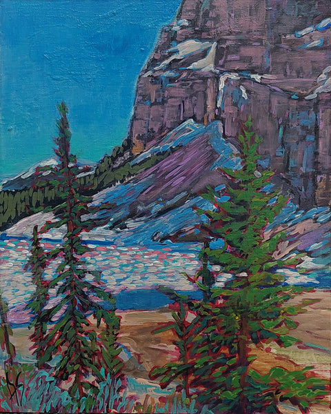 Aron Szabo artwork 'BLUE BIRD SPRING DAY, LAKE LOUISE' at Canada House Gallery