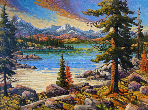 Rod Charlesworth artwork '"EARLY AUTUMN LIGHT" WHITE PASS, YUKON' at Canada House Gallery