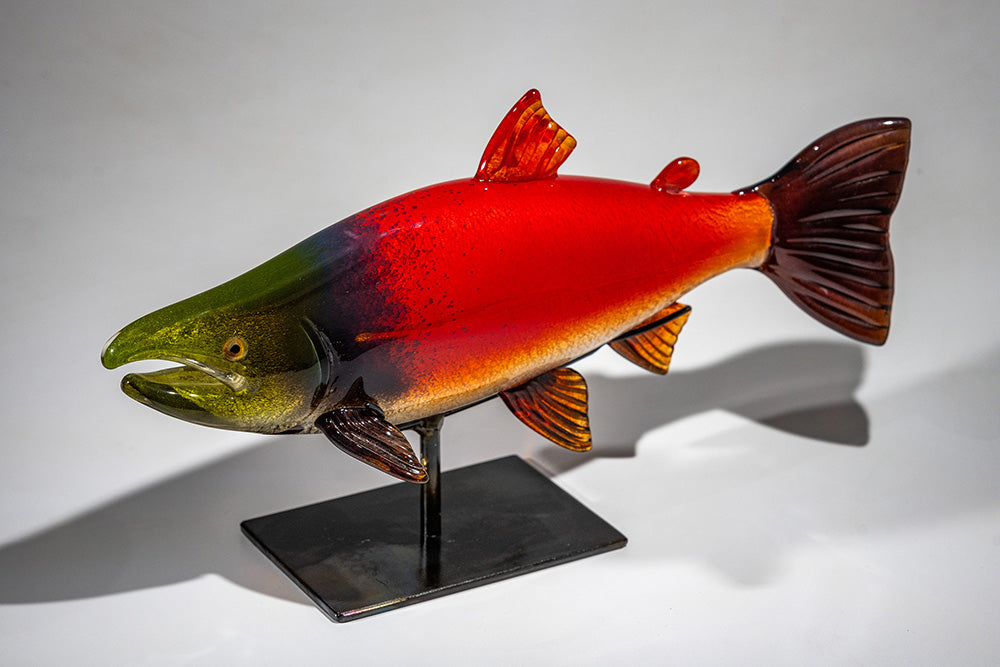 Ryan Bavin artwork 'KOKANEE SALMON #240622-4' at Canada House Gallery