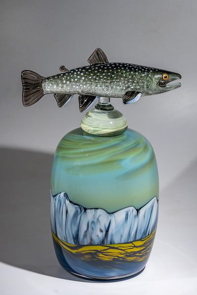 Ryan Bavin artwork 'BULL TROUT JUG #240726-1' at Canada House Gallery