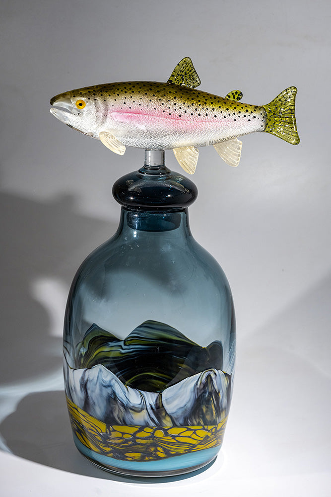 Ryan Bavin artwork 'ATHABASCAN RAINBOW TROUT #240727-1' at Canada House Gallery