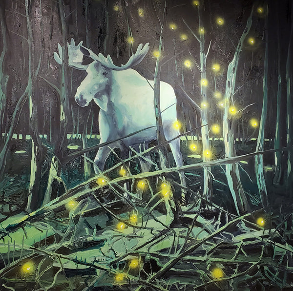 Michael Cameron artwork 'GHOST AT MOOSE MEADOWS II' at Canada House Gallery