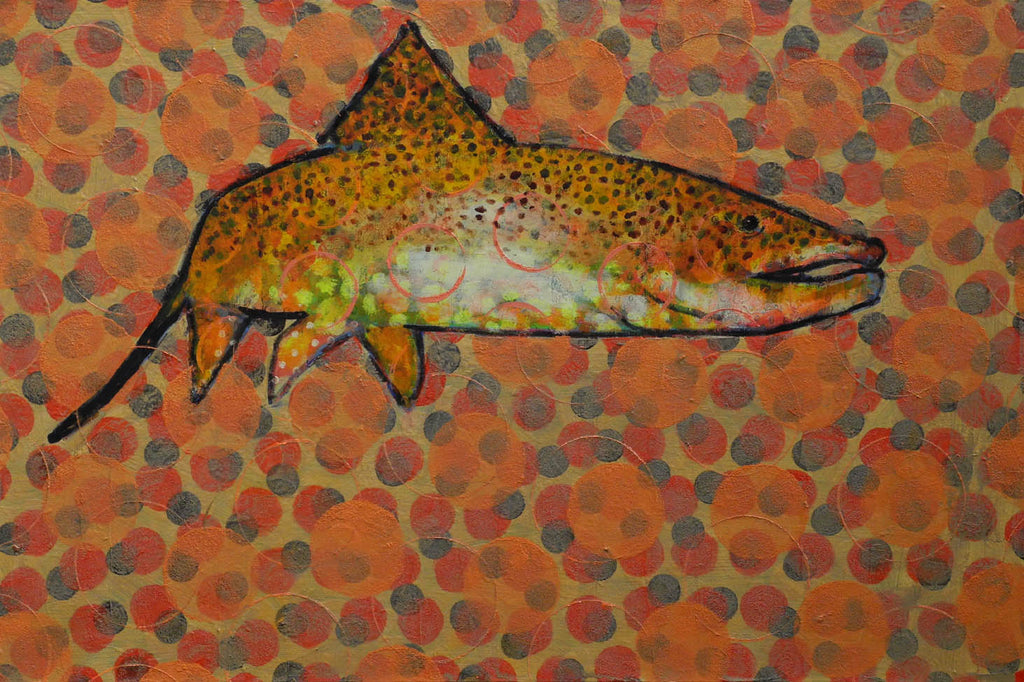 Les Thomas artwork 'AP #021-1884 TROUT' at Canada House Gallery