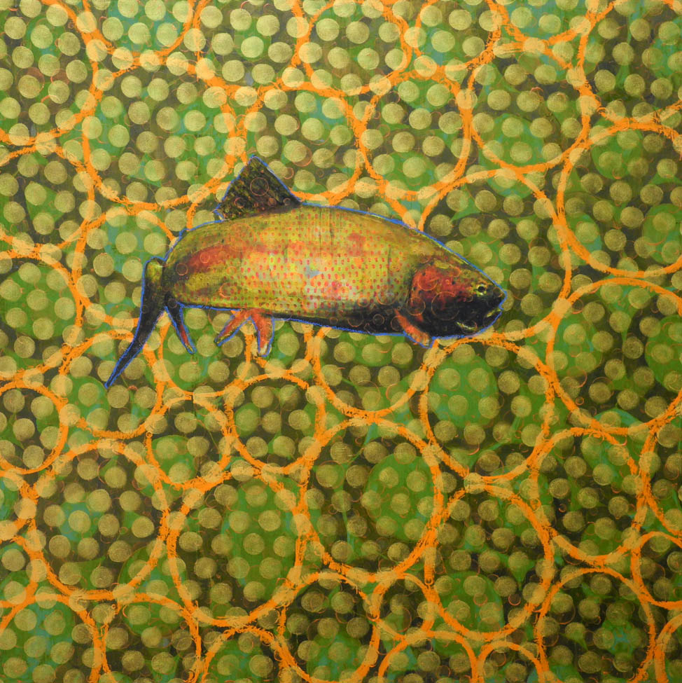 Les Thomas artwork 'AP #024-2346 TROUT' at Canada House Gallery