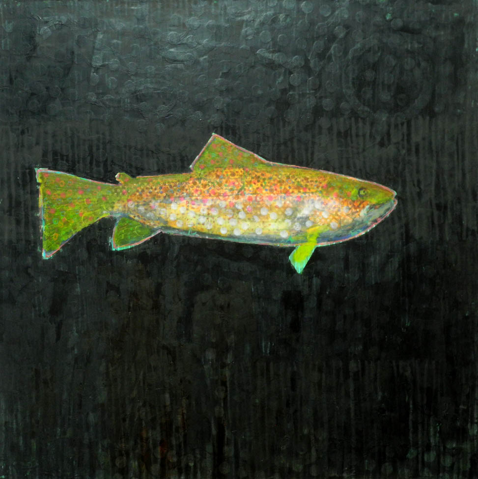 Les Thomas artwork 'AP #024-2358 BROWN TROUT' at Canada House Gallery