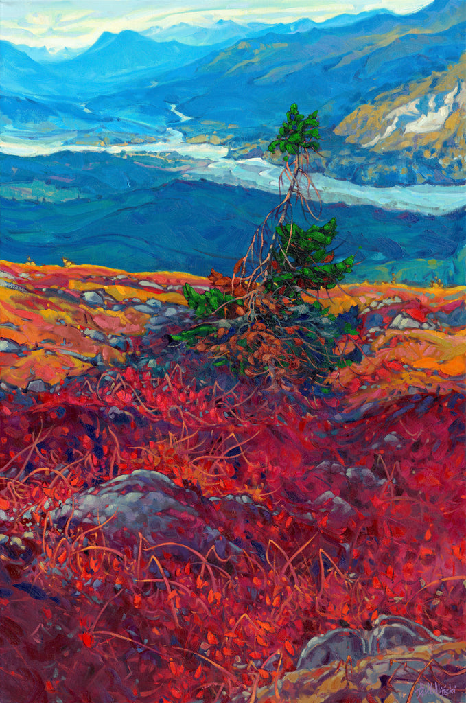 Dominik J Modlinski artwork 'CRIMSON ODDESSY' at Canada House Gallery