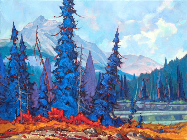 Dominik J Modlinski artwork 'SOUTH OF CANMORE' at Canada House Gallery