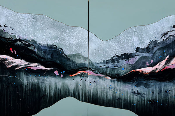 Kerry Langlois artwork 'LOOK ALIVE (DIPTYCH)' at Canada House Gallery