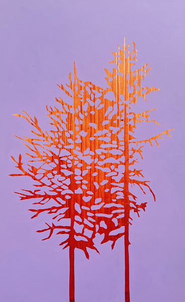 Kerry Langlois artwork 'LARCH MADNESS' at Canada House Gallery