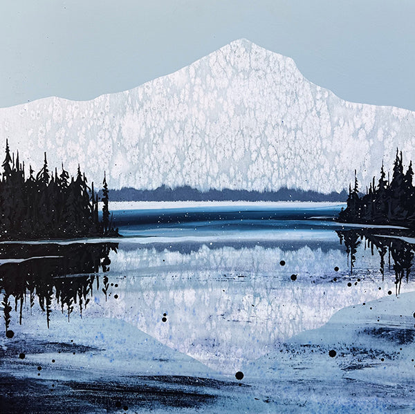 Kerry Langlois artwork 'LAKE LIFE LOVE LANGUAGE' at Canada House Gallery