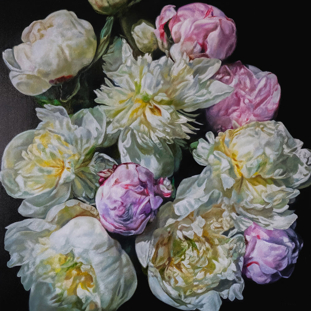 Robert Lemay artwork 'GARDEN PEONIES' at Canada House Gallery