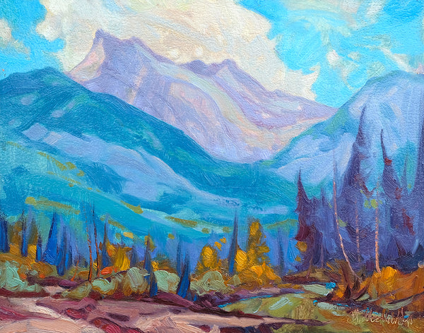 Dominik J Modlinski artwork 'AUTUMN IN CANMORE' at Canada House Gallery