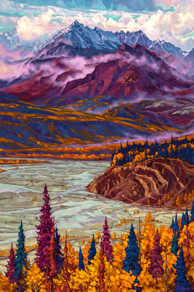 Dominik J Modlinski artwork 'RIVER OF DREAMS' at Canada House Gallery