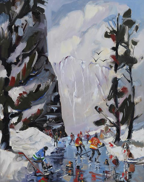 Robert Roy artwork 'FIERTÉ DES GLACES' at Canada House Gallery