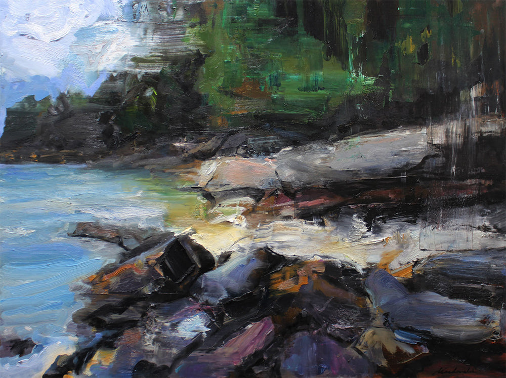 John Macdonald artwork 'NORTH SHORE' at Canada House Gallery