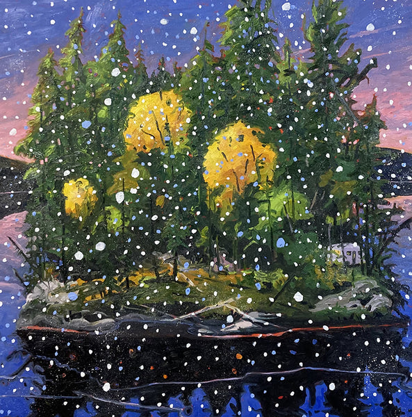 Michael Cameron artwork 'FIRST SNOW' at Canada House Gallery