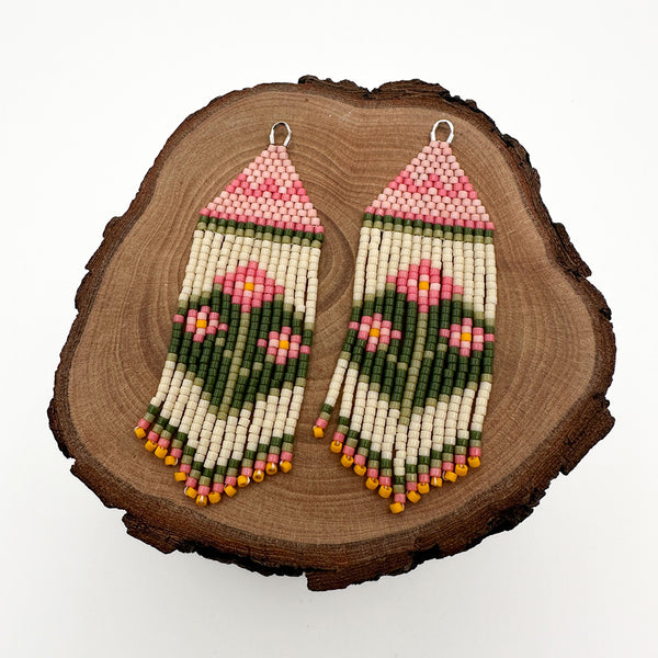 Ariel Hill artwork 'WILDROSE EARRINGS - WILDFLOWER SERIES' at Canada House Gallery