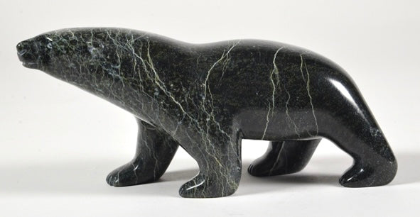 Johnny Saggiatok artwork 'WALKING POLAR BEAR' at Canada House Gallery