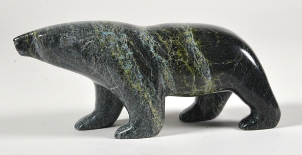 Johnny Saggiatok artwork 'WALKING POLAR BEAR' at Canada House Gallery