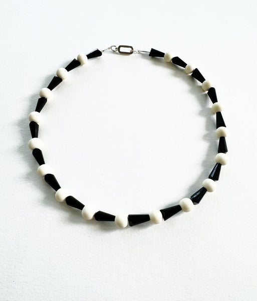 . NESHKA artwork 'FACETED ONYX AND HORN NECKLACE' at Canada House Gallery