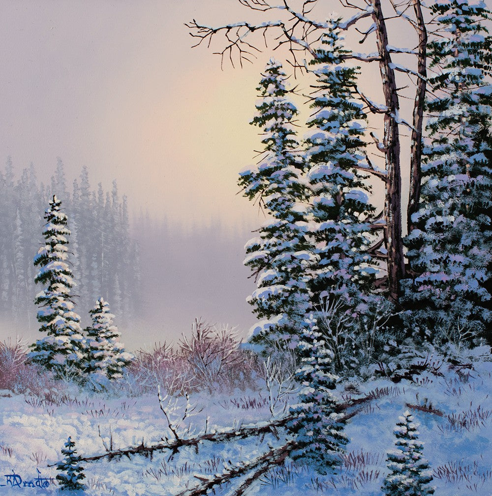 Roger D Arndt artwork 'WINTER AURA' at Canada House Gallery