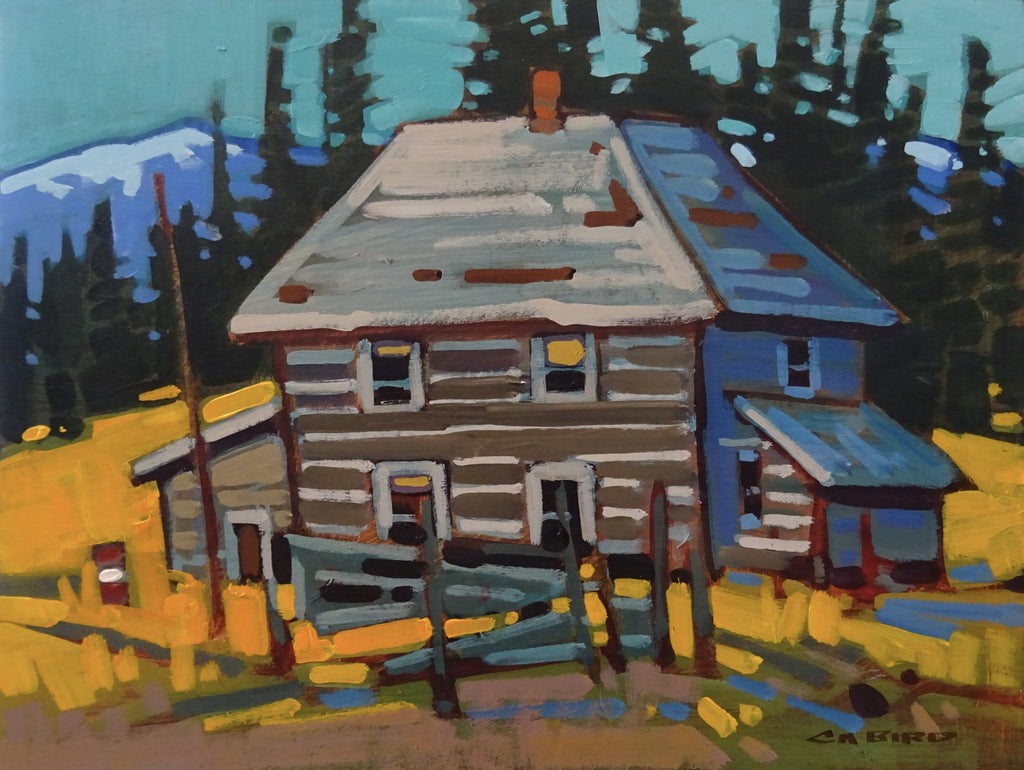 Cameron Bird artwork 'RANCH HOUSE HORSEFLY BC' at Canada House Gallery