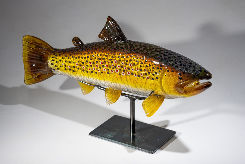 Ryan Bavin artwork 'BROWN TROUT #250210-1' at Canada House Gallery