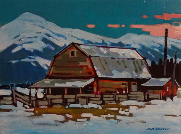 Cameron Bird artwork 'EAST KOOTENAY WINTER' at Canada House Gallery