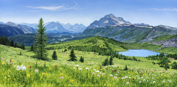 Jean Pilch artwork 'HEALY PASS SUMMER' at Canada House Gallery