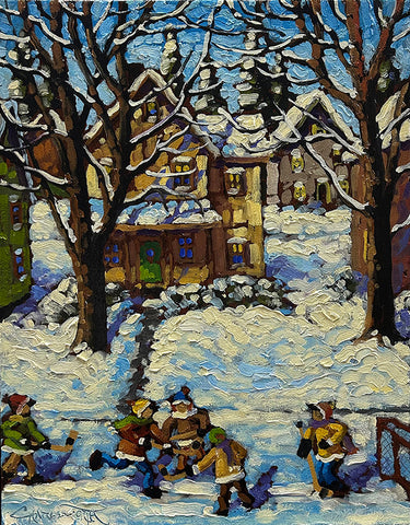 WINTER, STREET PLAY