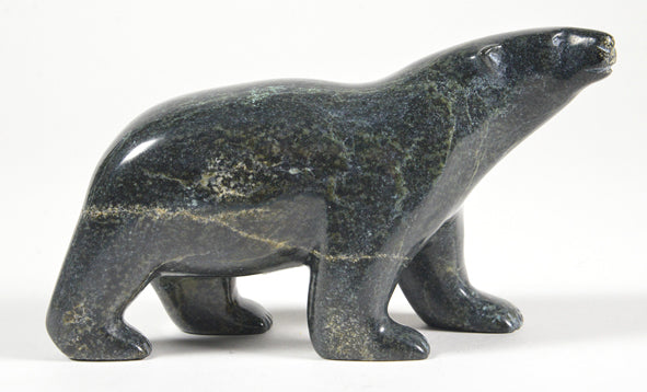 Johnny Saggiatok artwork 'WALKING POLAR BEAR' at Canada House Gallery