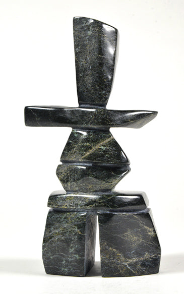 Mathewsie Oshutsiaq artwork 'INUKSHUK' at Canada House Gallery