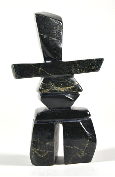 Mathewsie Oshutsiaq artwork 'INUKSHUK' at Canada House Gallery
