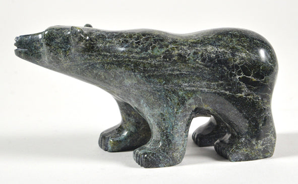 Samayuallie Akesuk artwork 'WALKING POLAR BEAR' at Canada House Gallery