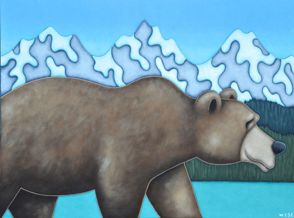 Peter Wyse artwork 'WANDER BOLD' at Canada House Gallery